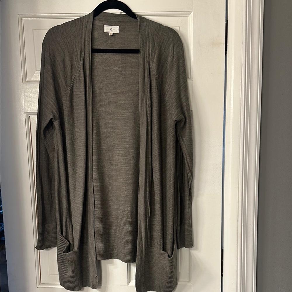 Lou & Grey Open Front Cardigan Sweater
